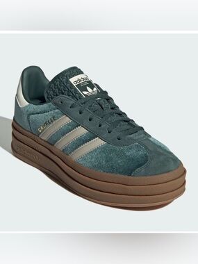 adidas Gazelle Bold Mineral Green